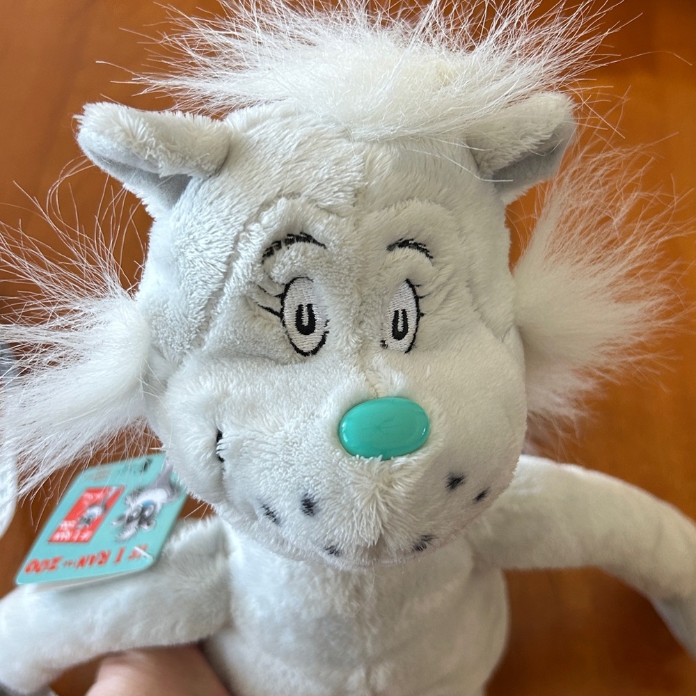 NWT Dr. Seuss if I Ean The Zoo book with plush - Picture 4 of 9